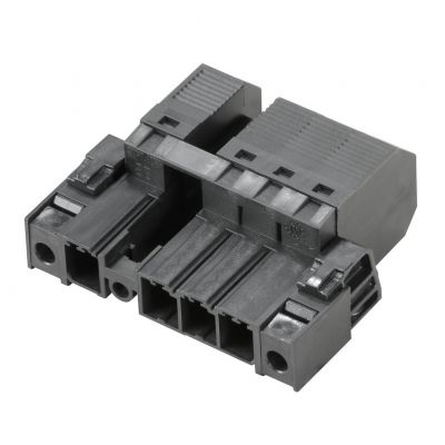 WEIDMULLER SVF 7.62HP/04/180SFMF4 SN BK BX Wtyk PCB (złącze wiązki), 7.62 mm, Liczba biegunów: 4, PUSH IN 1427270000 /25szt./ (1427270000)